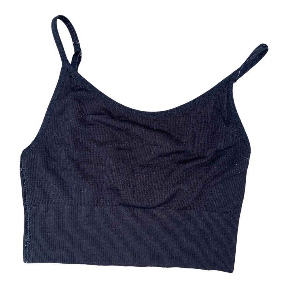 Old Navy Black Crop Top Size Medium